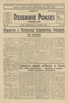 Dziennik Polski : wychodzi rano. R.3, 1937, nr 252