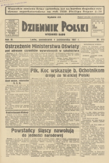 Dziennik Polski : wychodzi rano. R.3, 1937, nr 273