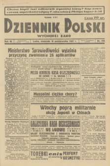 Dziennik Polski : wychodzi rano. R.3, 1937, nr 279