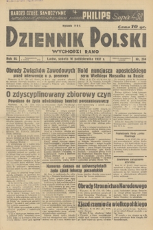 Dziennik Polski : wychodzi rano. R.3, 1937, nr 284
