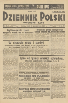 Dziennik Polski : wychodzi rano. R.3, 1937, nr 288