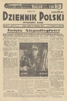 Dziennik Polski : wychodzi rano. R.3, 1937, nr 312