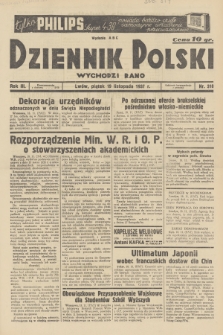 Dziennik Polski : wychodzi rano. R.3, 1937, nr 318