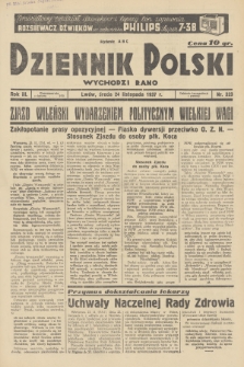 Dziennik Polski : wychodzi rano. R.3, 1937, nr 323
