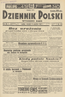Dziennik Polski : wychodzi rano. R.3, 1937, nr 343
