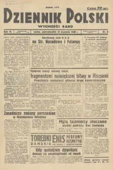 Dziennik Polski : wychodzi rano. R.4, 1938, nr 9