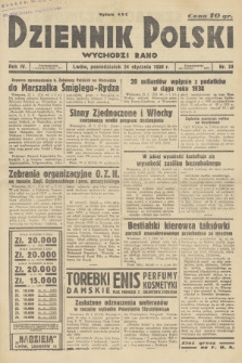 Dziennik Polski : wychodzi rano. R.4, 1938, nr 23
