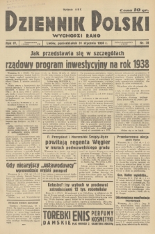 Dziennik Polski : wychodzi rano. R.4, 1938, nr 30