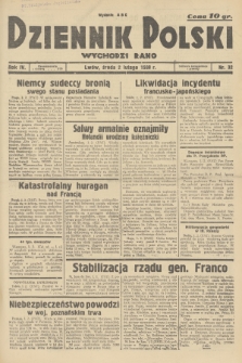Dziennik Polski : wychodzi rano. R.4, 1938, nr 32