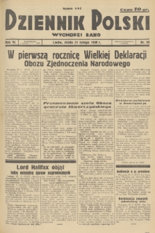 Dziennik Polski : wychodzi rano. R.4, 1938, nr 53