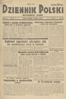 Dziennik Polski : wychodzi rano. R.4, 1938, nr 66