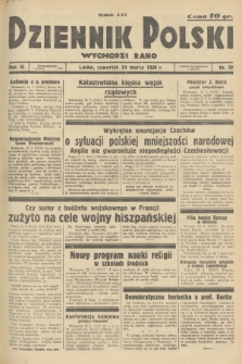 Dziennik Polski : wychodzi rano. R.4, 1938, nr 82