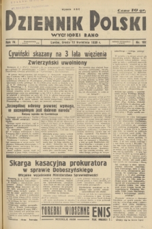 Dziennik Polski : wychodzi rano. R.4, 1938, nr 102