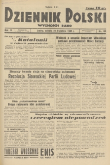 Dziennik Polski : wychodzi rano. R.4, 1938, nr 110
