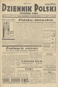 Dziennik Polski : wychodzi rano. R.4, 1938, nr 112