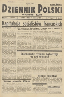 Dziennik Polski : wychodzi rano. R.4, 1938, nr 158