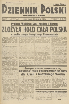 Dziennik Polski : wychodzi rano. R.4, 1938, nr 168