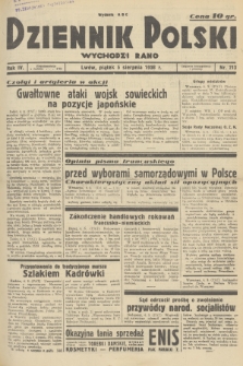 Dziennik Polski : wychodzi rano. R.4, 1938, nr 213