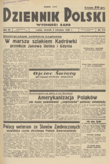 Dziennik Polski : wychodzi rano. R.4, 1938, nr 217