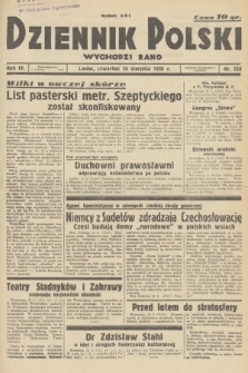 Dziennik Polski : wychodzi rano. R.4, 1938, nr 233