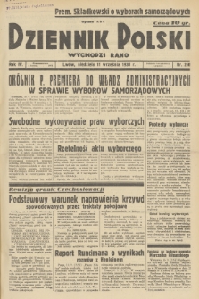 Dziennik Polski : wychodzi rano. R.4, 1938, nr 250