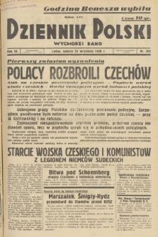 Dziennik Polski : wychodzi rano. R.4, 1938, nr 263