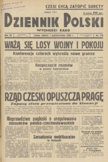 Dziennik Polski : wychodzi rano. R.4, 1938, nr 270