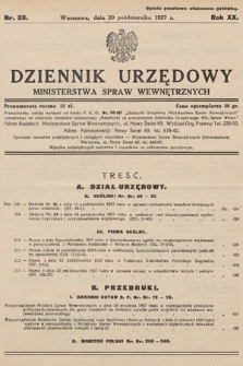 Dziennik Urzędowy Ministerstwa Spraw Wewnętrznych. 1937, nr 28
