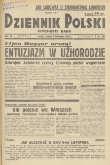 Dziennik Polski : wychodzi rano. R.4, 1938, nr 305