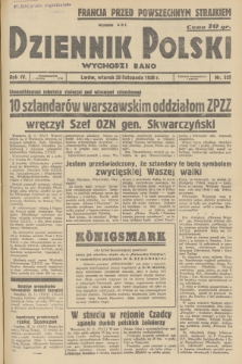 Dziennik Polski : wychodzi rano. R.4, 1938, nr 329