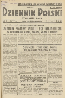 Dziennik Polski : wychodzi rano. R.4, 1938, nr 350