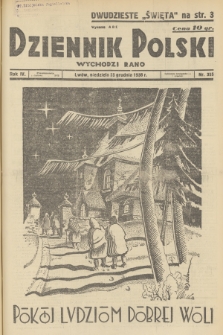 Dziennik Polski : wychodzi rano. R.4, 1938, nr 355