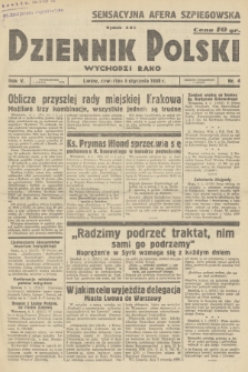 Dziennik Polski : wychodzi rano. R.5, 1939, nr 4