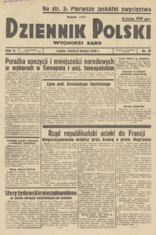 Dziennik Polski : wychodzi rano. R.5, 1939, nr 38
