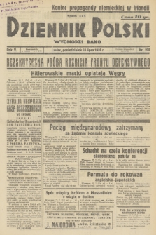 Dziennik Polski : wychodzi rano. R.5, 1939, nr 200
