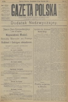 Gazeta Polska : dziennik polityczno-społeczny : dodatek nadzwyczajny. R.2, 1916, № 24