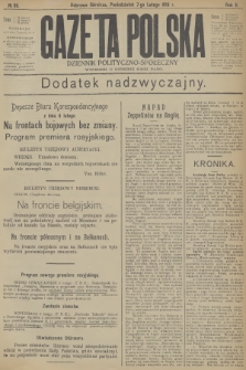 Gazeta Polska : dziennik polityczno-społeczny : dodatek nadzwyczajny. R.2, 1916, № 38