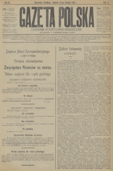 Gazeta Polska : dziennik polityczno-społeczny. R.2, 1916, № 43