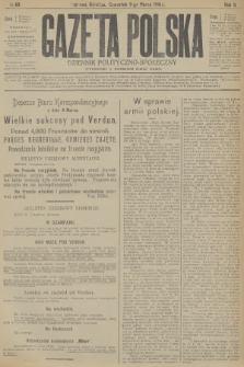 Gazeta Polska : dziennik polityczno-społeczny. R.2, 1916, № 69