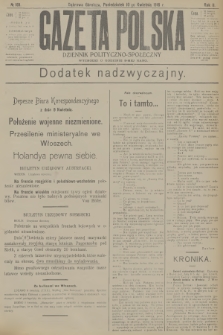 Gazeta Polska : dziennik polityczno-społeczny : dodatek nadzwyczajny. R.2, 1916, № 101