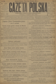 Gazeta Polska : dziennik polityczno-społeczny. R.2, 1916, № 256