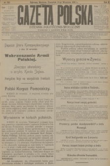Gazeta Polska : dziennik polityczno-społeczny. R.2, 1916, № 262