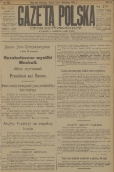 Gazeta Polska : dziennik polityczno-społeczny. R.2, 1916, № 263