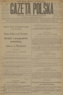 Gazeta Polska : dziennik polityczno-społeczny. R.2, 1916, № 265