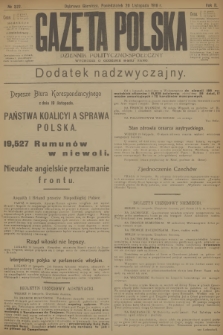 Gazeta Polska : dziennik polityczno-społeczny : dodatek nadzwyczajny. R.2, 1916, № 322