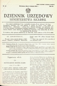 Dziennik Urzędowy Ministerstwa Skarbu. 1929, nr 23
