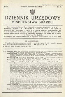 Dziennik Urzędowy Ministerstwa Skarbu. 1929, nr 32