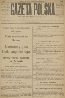 Gazeta Polska : dziennik polityczno-społeczny. R.3, 1917, № 2