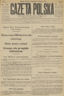 Gazeta Polska : dziennik polityczno-społeczny. R.3, 1917, № 12