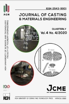 Journal of Casting & Materials Engineering : JCME. Vol. 4, 2020, no. 4